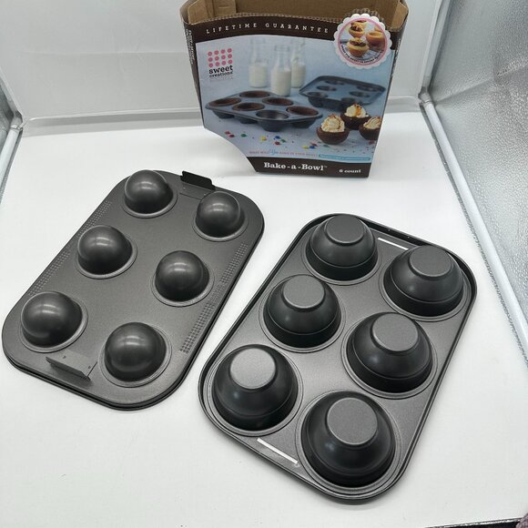 New Bake a Bowl Good Cook 6 Ct Sweet Creations Bakerware Baking Cookware Pan - Picture 1 of 3